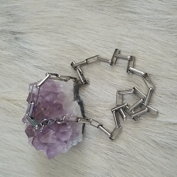 Square Paperclip Necklace - Picture 3 of 8